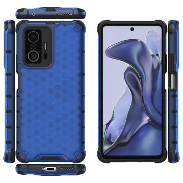 HONEYCOMB Ochranný kryt Xiaomi 11T / 11T Pro modrý