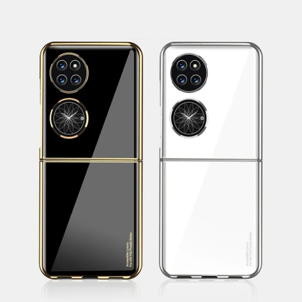 GKK GLASS Ochranný kryt Huawei P50 Pocket WHITE GOLD