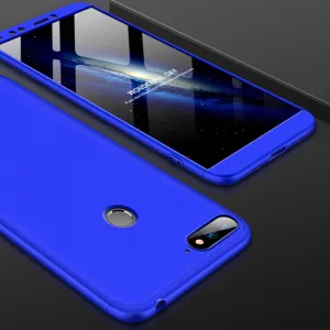 360° Ochranný kryt Huawei Y6 Prime 2018 modrý