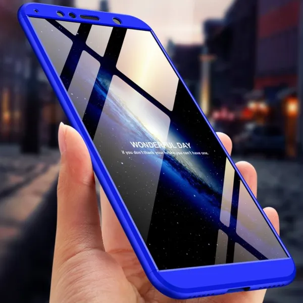 360° Ochranný kryt Huawei Y6 Prime 2018 modrý