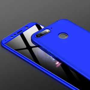 360° Ochranný kryt Huawei Y6 Prime 2018 modrý