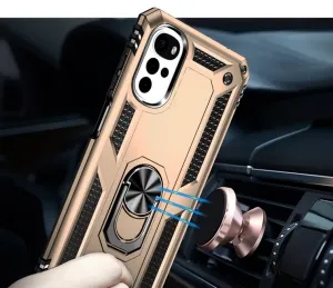 RING Ochranný obal pre Motorola Moto G22 zlatý