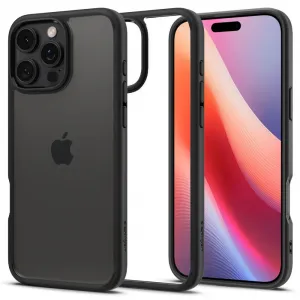 Spigen Ultra hybrid kryt na mobil, iPhone 16 Pro Max, čierny