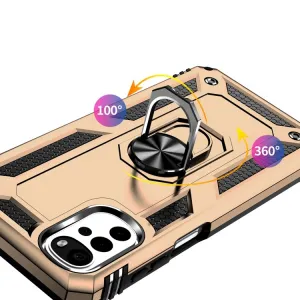 RING Ochranný obal pre Motorola Moto G22 zlatý