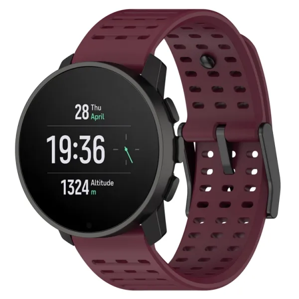 AIRY Silikónový remienok pre Suunto Race / Suunto Race S bordový