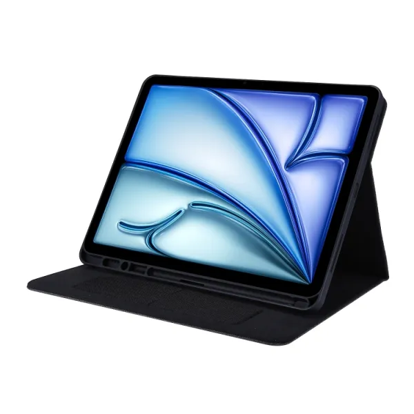 FABRIC Zaklápací kryt pre Apple iPad Air 11 2026 / 2025 / 2024 čierny