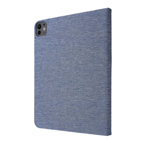 FABRIC Zaklápací kryt pre Apple iPad Air 11 2026 / 2025 / 2024 modrý