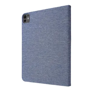 FABRIC Zaklápací kryt pre Apple iPad Air 11 2026 / 2025 / 2024 modrý