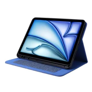 FABRIC Zaklápací kryt pre Apple iPad Air 11 2026 / 2025 / 2024 modrý