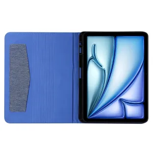 FABRIC Zaklápací kryt pre Apple iPad Air 11 2026 / 2025 / 2024 modrý