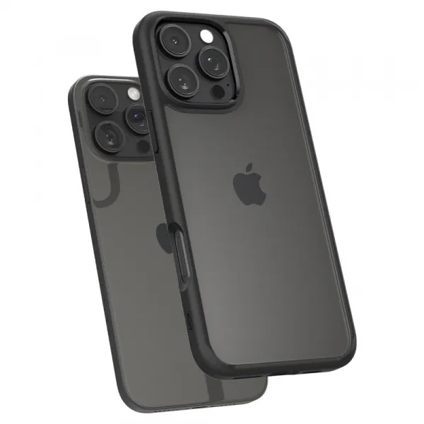 Spigen Ultra hybrid kryt na mobil, iPhone 16 Pro Max, čierny