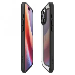 Spigen Ultra hybrid kryt na mobil, iPhone 16 Pro Max, čierny
