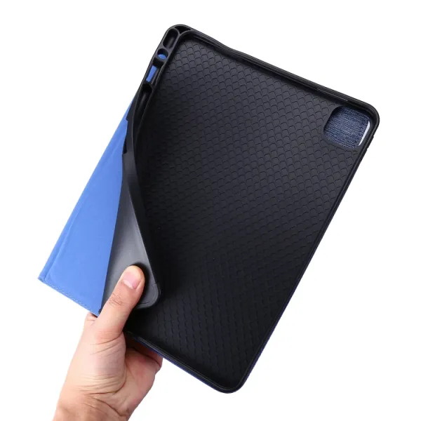 FABRIC Zaklápací kryt pre Apple iPad Air 11 2026 / 2025 / 2024 modrý