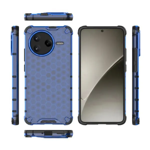 HONEYCOMB Ochranný kryt Xiaomi Poco F7 Pro modrý