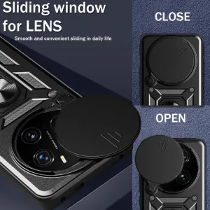 RING CAMERA Kryt s držiakom pre Honor Magic7 Pro 5G čierny
