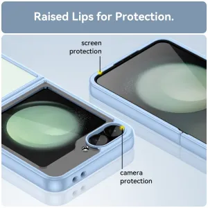 CRYSTAL Ochranný obal pre Samsung Galaxy Z Flip7 FE 5G / Flip6 5G modrý