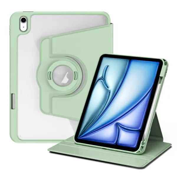 CRYSTAL FLEXI 2v1 Zaklápacie puzdro pre Apple iPad Air 11 2026 / 2025 / 2024 svetlozelené