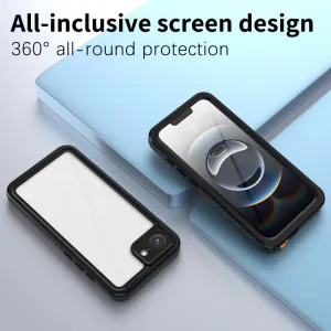 SOLID IP68 Obojstranný kryt pre Apple iPhone 16e / iPhone 17e čierny
