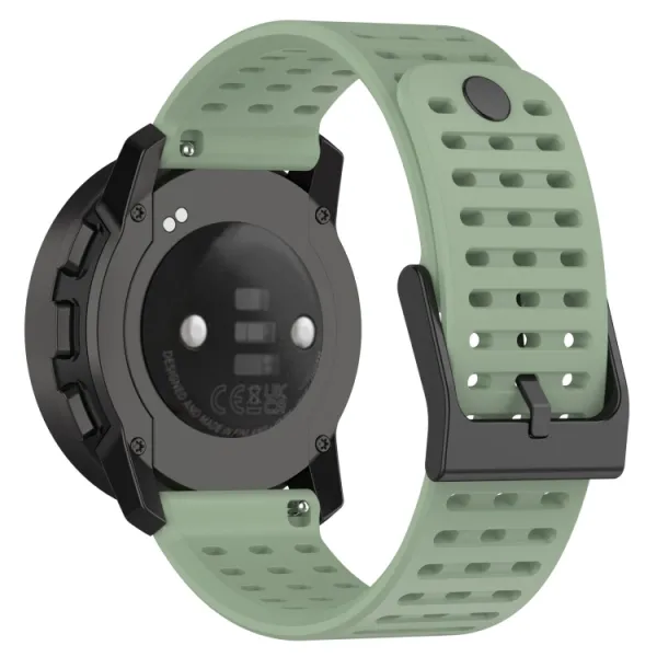 AIRY Silikónový remienok pre Suunto Race / Suunto Race S svetlozelený