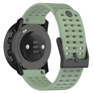 AIRY Silikónový remienok pre Suunto Race / Suunto Race S svetlozelený