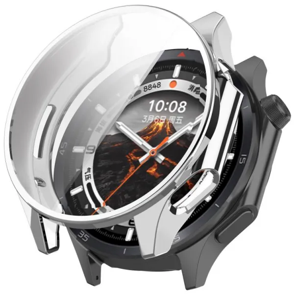 TPU FULL COVER Kryt pre OnePlus Watch 3 43mm strieborný
