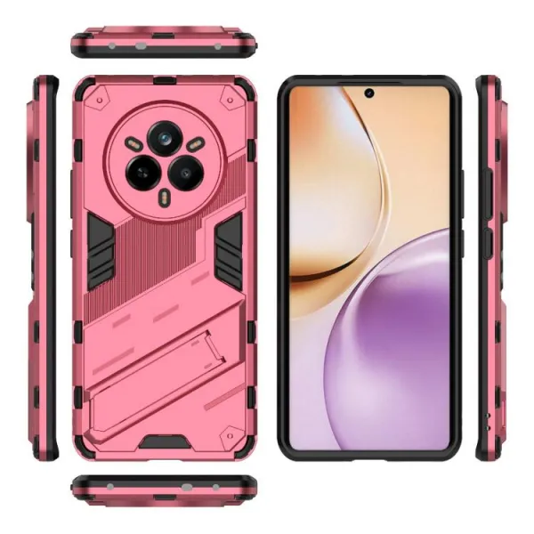BIB Ochranný obal so stojanom pre Realme 14 Pro 5G ružový