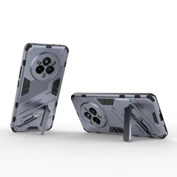 BIB Ochranný obal so stojanom pre Realme 14 Pro 5G šedý