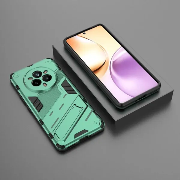 BIB Ochranný obal so stojanom pre Realme 14 Pro 5G zelený