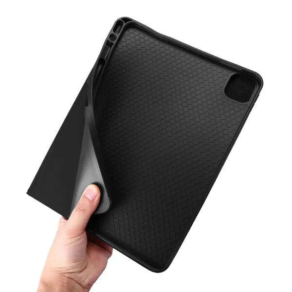 FABRIC Zaklápací kryt pre Apple iPad Air 11 2026 / 2025 / 2024 čierny