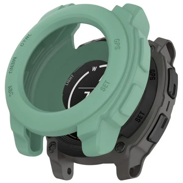 TPU HALF COVER Kryt pre Garmin Instinct E 45mm svetlozelený