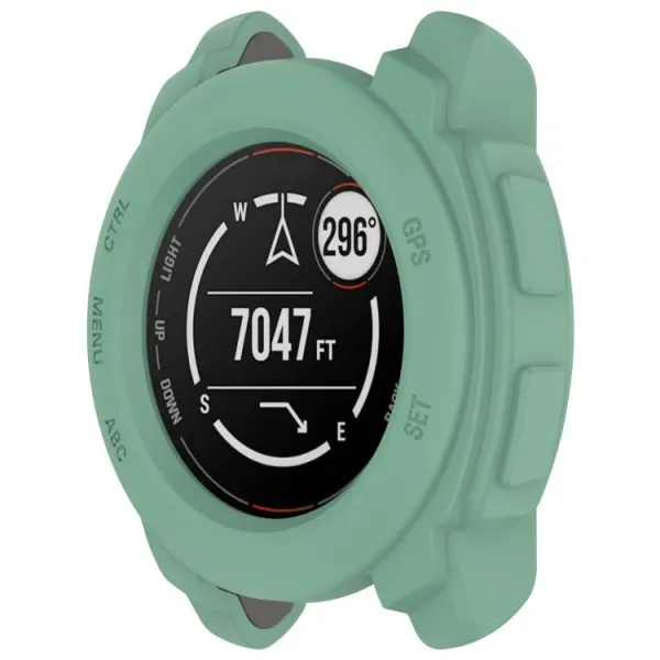 TPU HALF COVER Kryt pre Garmin Instinct E 45mm svetlozelený
