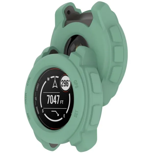TPU HALF COVER Kryt pre Garmin Instinct E 45mm svetlozelený