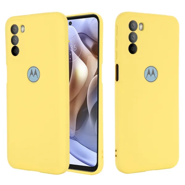 RUBBER Ochranný kryt Motorola Moto G31 / G41 žltý
