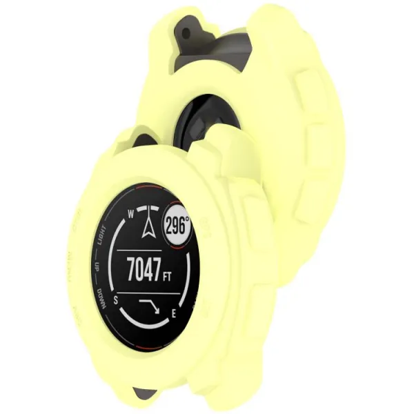 TPU HALF COVER Kryt pre Garmin Instinct E 40mm žltý
