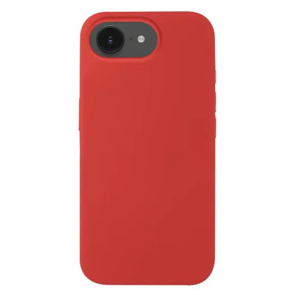 PROTEMIO LIQUID SILICONE Kryt pre Apple iPhone 16e / iPhone 17e červený
