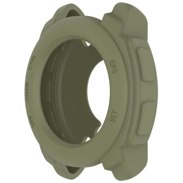 TPU HALF COVER Kryt pre Garmin Instinct E 45mm tmavozelený