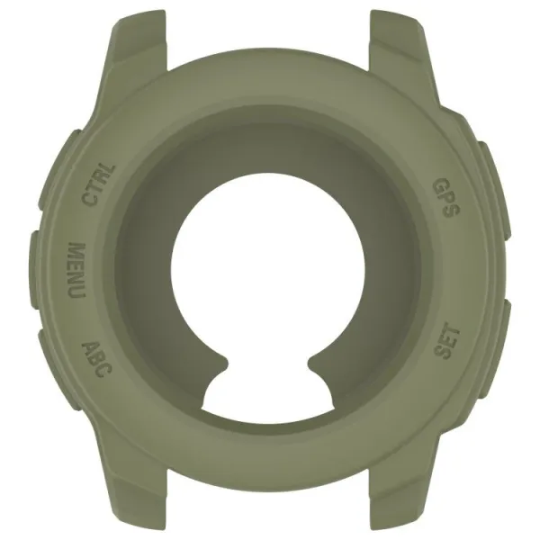 TPU HALF COVER Kryt pre Garmin Instinct E 45mm tmavozelený