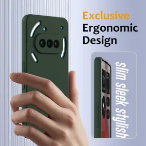 RUBBER MAGSAFE Silikónový kryt pre Nothing Phone (3a) DARK GREEN