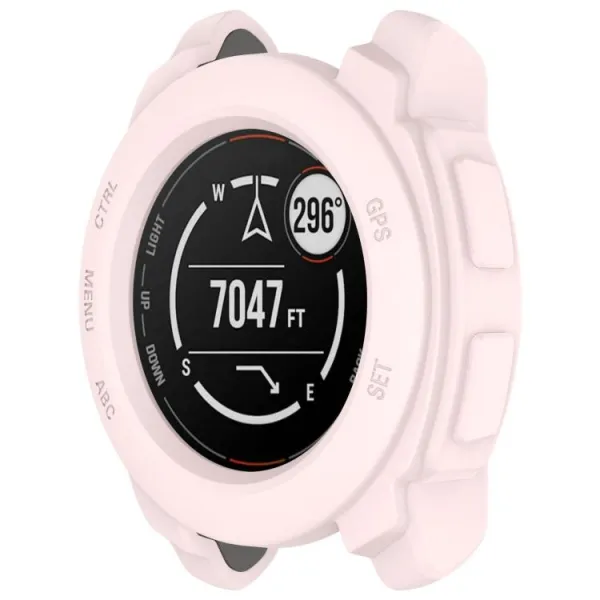 TPU HALF COVER Kryt pre Garmin Instinct E 45mm svetloružový