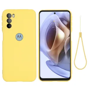 RUBBER Ochranný kryt Motorola Moto G31 / G41 žltý