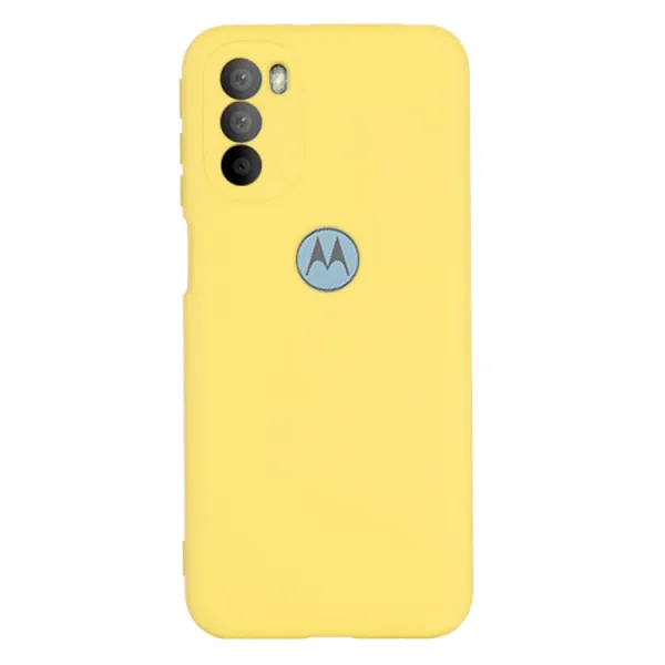 RUBBER Ochranný kryt Motorola Moto G31 / G41 žltý