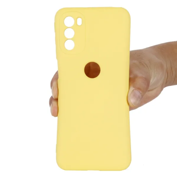 RUBBER Ochranný kryt Motorola Moto G31 / G41 žltý