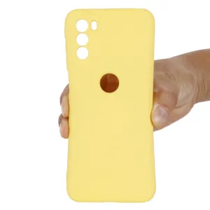 RUBBER Ochranný kryt Motorola Moto G31 / G41 žltý