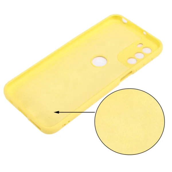 RUBBER Ochranný kryt Motorola Moto G31 / G41 žltý