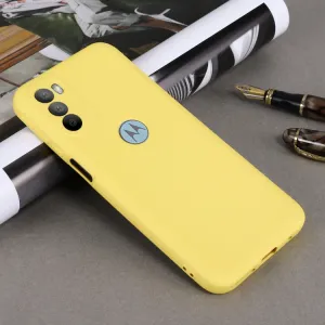 RUBBER Ochranný kryt Motorola Moto G31 / G41 žltý