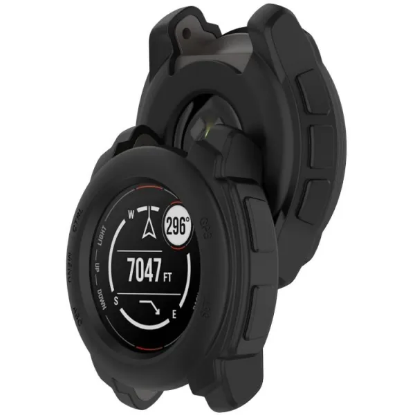 TPU HALF COVER Kryt pre Garmin Instinct E 40mm čierny