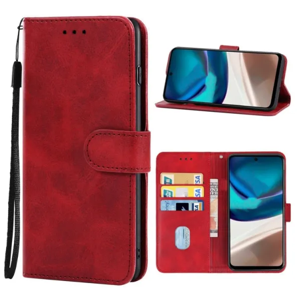 SMOOTH Peňaženkové puzdro Motorola Moto G42 červené