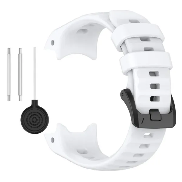 SILICONE Vymeniteľný remienok pre Garmin Instinct E 40mm biely