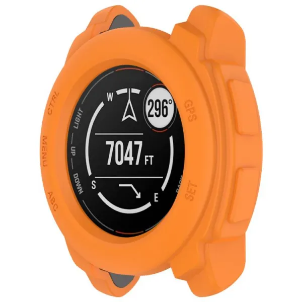 TPU HALF COVER Kryt pre Garmin Instinct E 45mm oranžový
