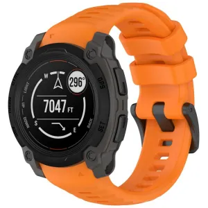 SILICONE Vymeniteľný remienok pre Garmin Instinct E 40mm oranžový